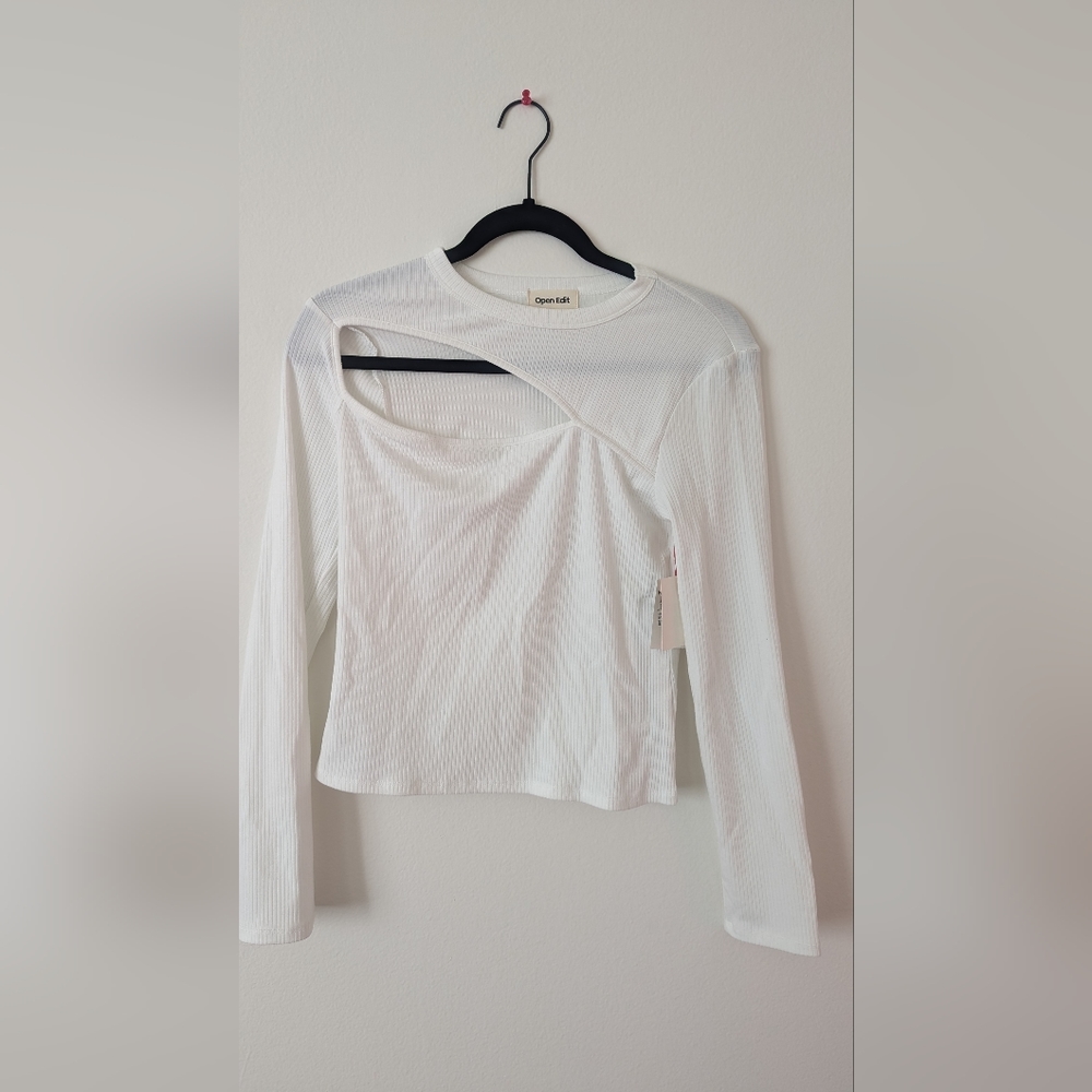 Open Edit Cut Out Sweater, Small (NWT)